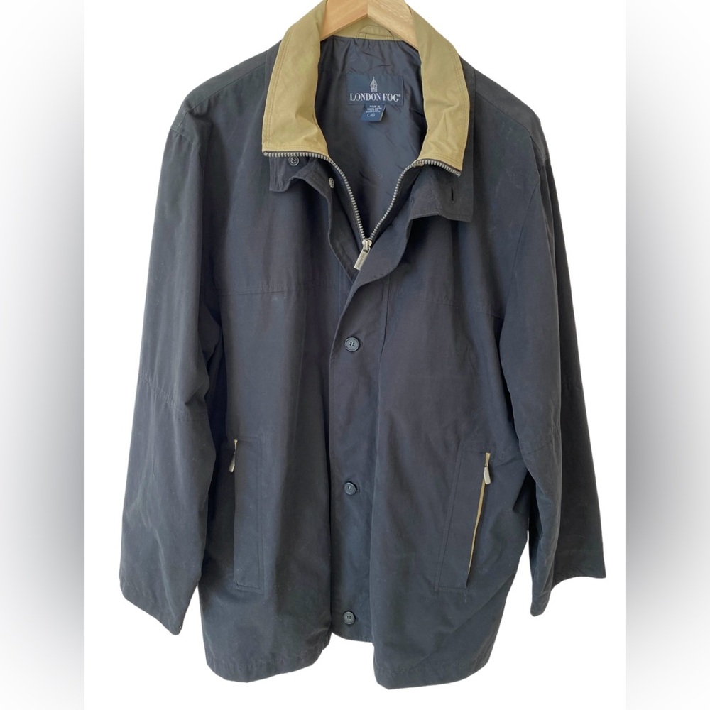 London Fog men‘s Spring Jacket Black Large